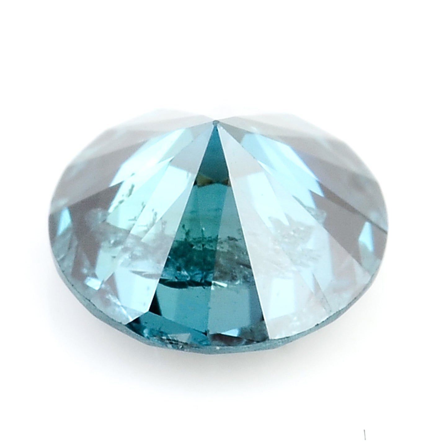 0.41 Blue Diamond Round Loose Gemstone
