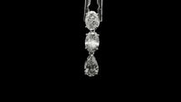 3.19 Carats Lab Grown Diamond 14K Gold Pendant