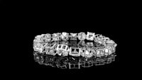 29.80 Carats Lab Grown Diamond 14K Gold Bracelet