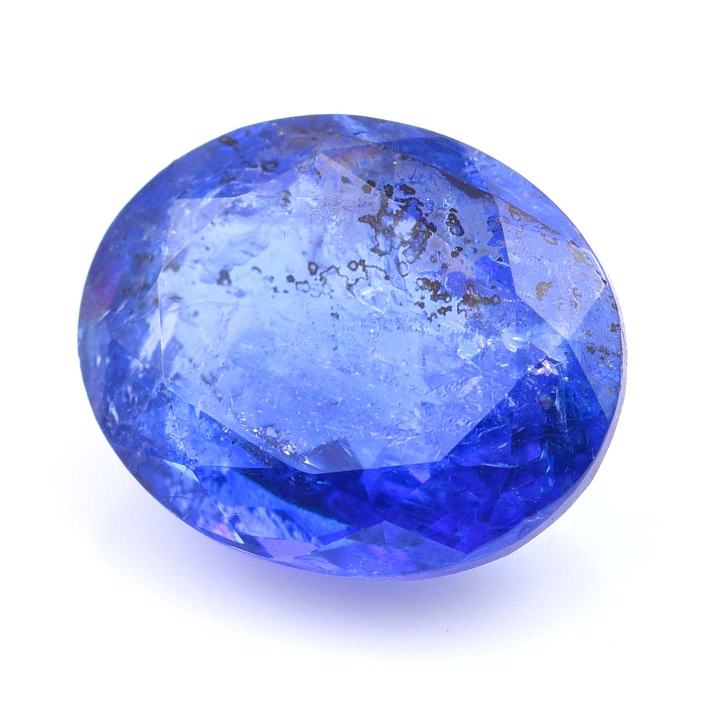 9.66 Natural Zoisite Tanzanite Oval Mixed Cut Gemstone