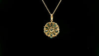 2.07 Ct Pear Emerald 14K Gold Pendant