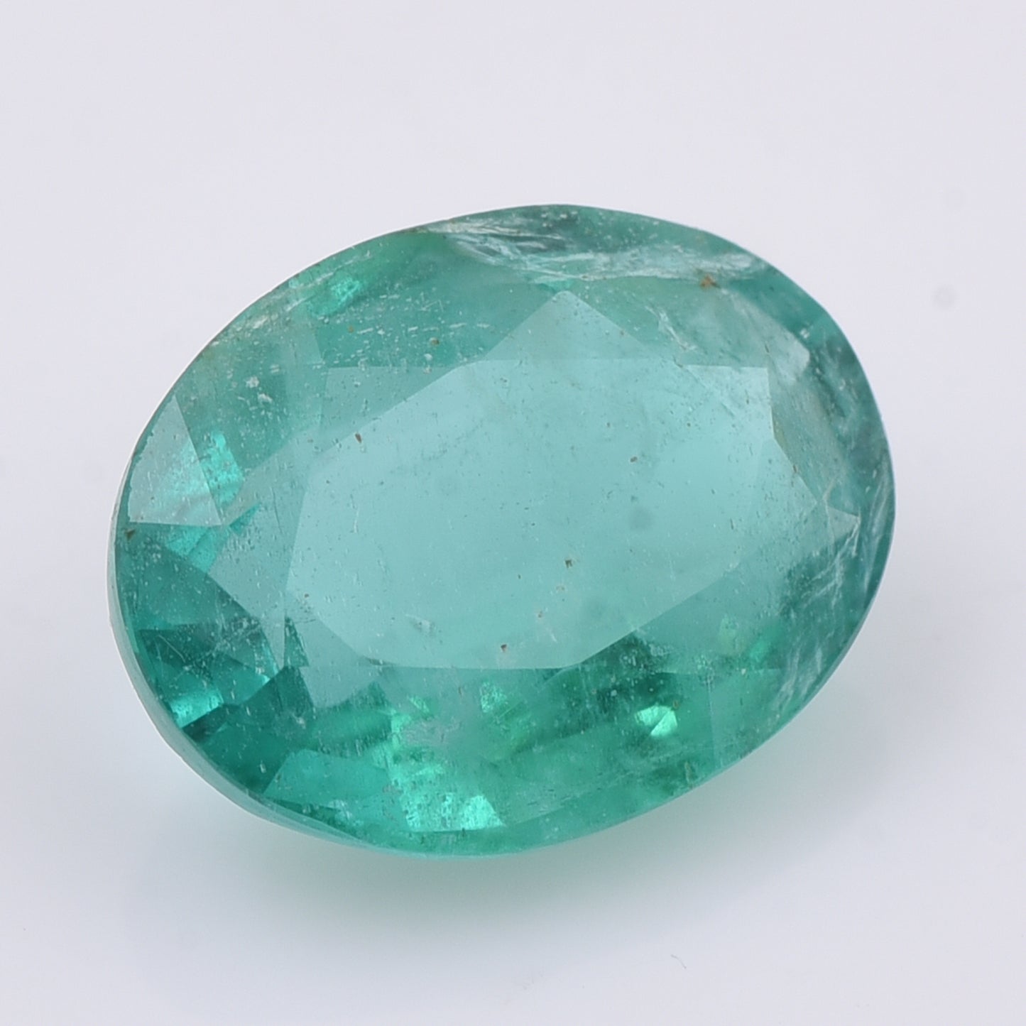 1.93 Natural Beryl Emerald Oval Mixed Cut Gemstone