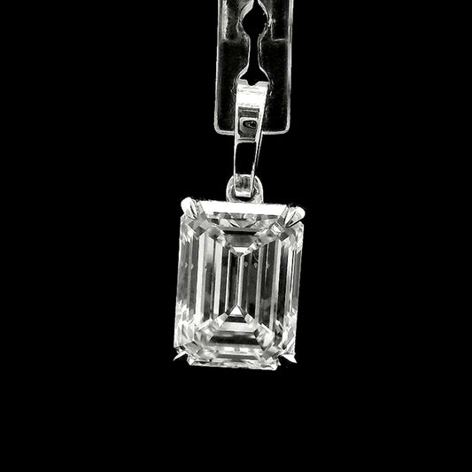 2.39 Carats Lab Grown Diamond 14K Gold Pendant