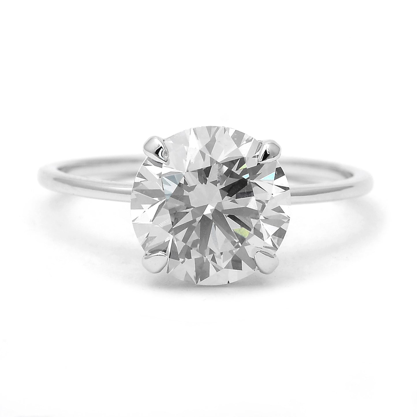 3.00 Carats Lab Grown Diamond 14K Gold Ring