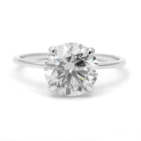 3.00 Carats Lab Grown Diamond 14K Gold Ring