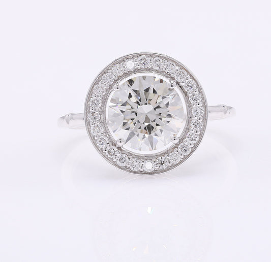 2.40 Carats Lab Grown Diamond 14K Gold Ring