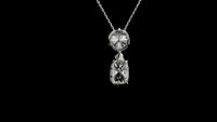 3.62 Carats Lab Grown Diamond 14K Gold Pendant