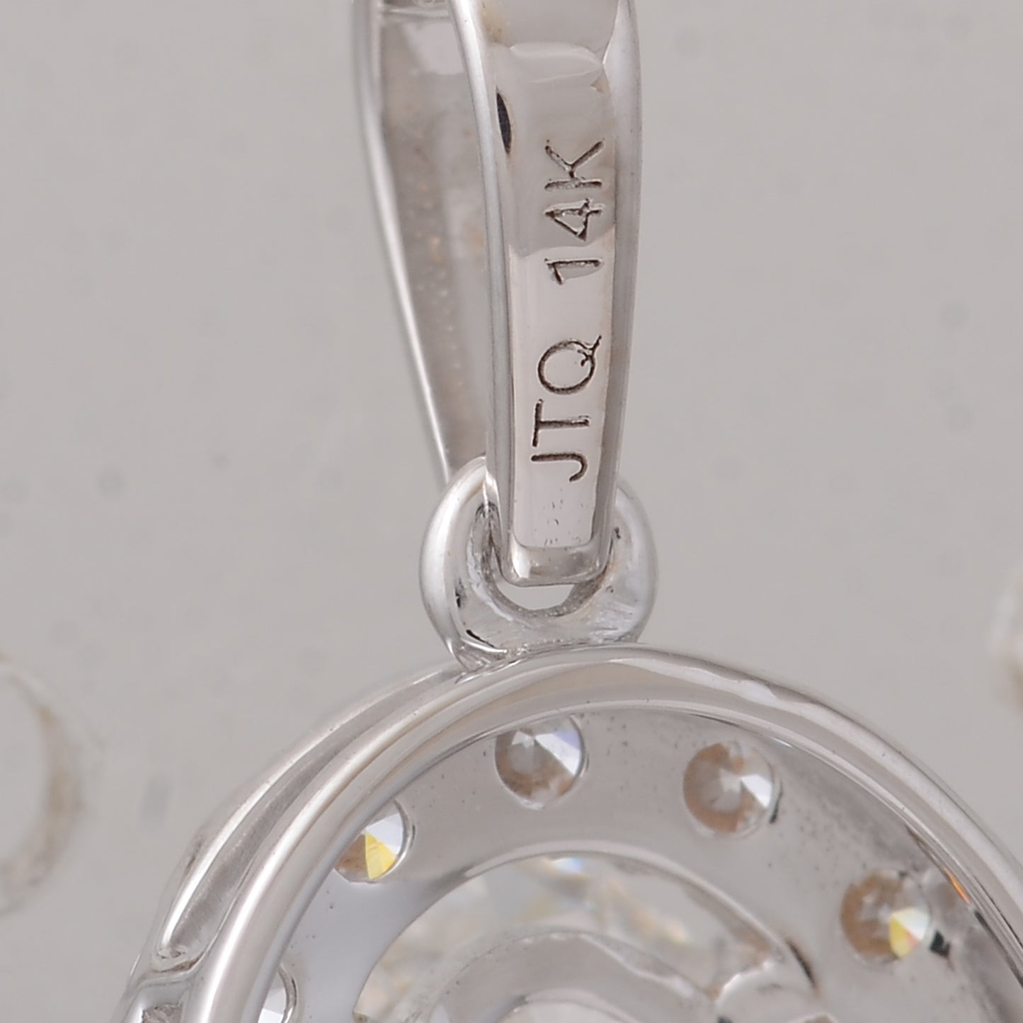 2.14 Carats Lab Grown Diamond 14K Gold Pendant