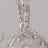 2.14 Carats Lab Grown Diamond 14K Gold Pendant