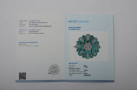 3.56 Ct Oval Mixed Cut, Round Mixed Cut Natural Emerald 950 Platinum Ring