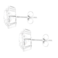 6.07 Carats Lab Grown Diamond 14K Gold Earrings