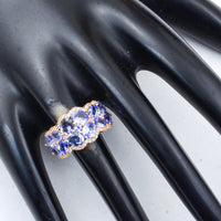 2.76 Ct Oval Tanzanite 14K Gold Ring