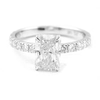 2.42 Carats Lab Grown Diamond 14K Gold Ring