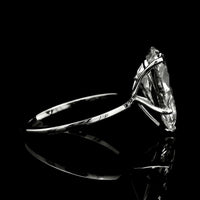4.36 Carats Lab Grown Diamond 14K Gold Ring