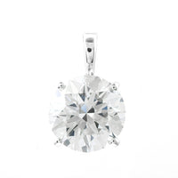 3.10 Carats Lab Grown Diamond 14K Gold Pendant