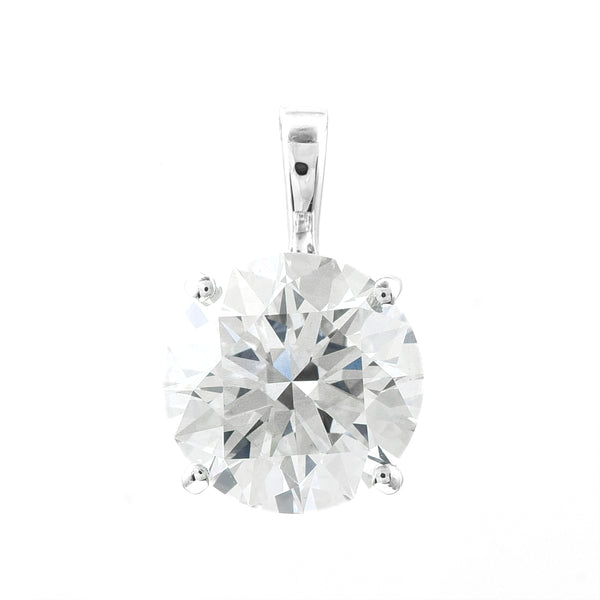 3.10 Carats Lab Grown Diamond 14K Gold Pendant