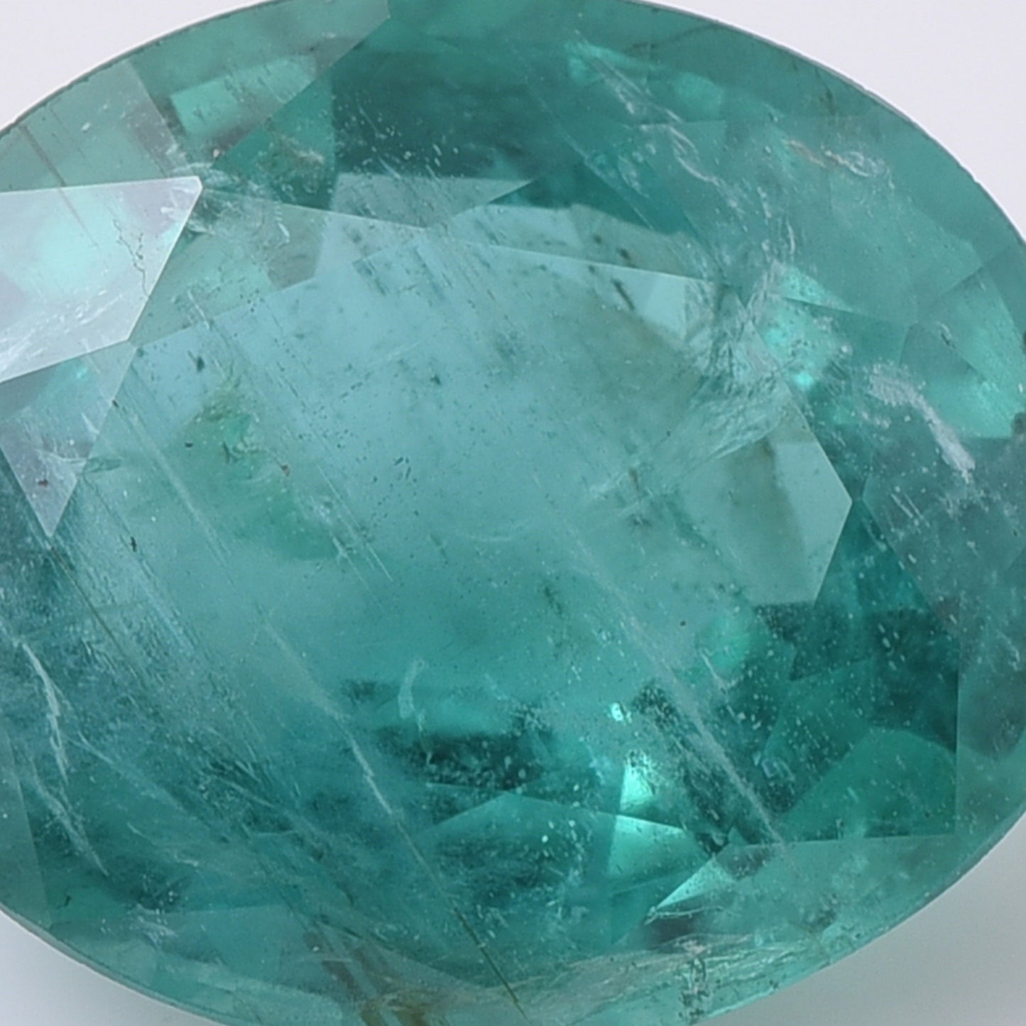 3.79 Natural Beryl Emerald Oval Mixed Cut Gemstone