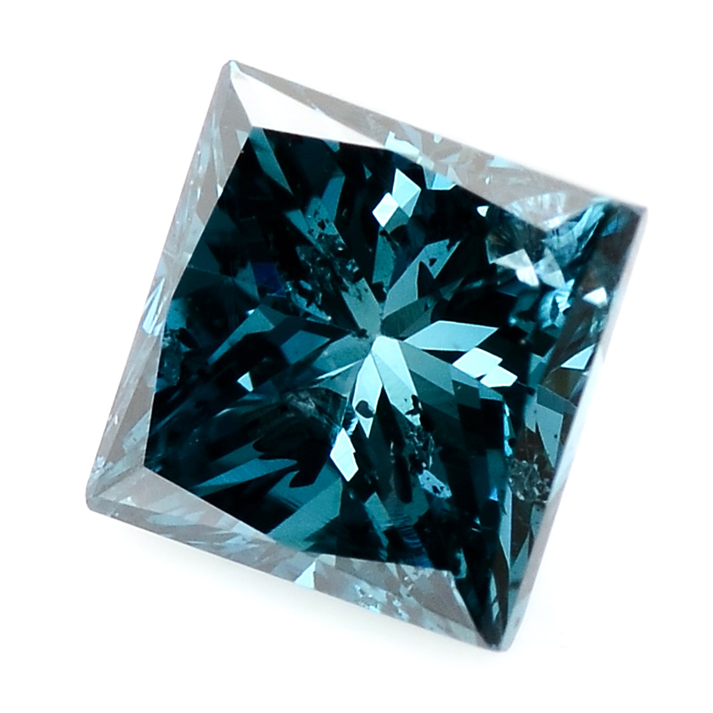 0.29 Blue Diamond Sqaure Loose Gemstone
