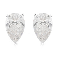 3.07 Carats Lab Grown Diamond 14K Gold Earrings