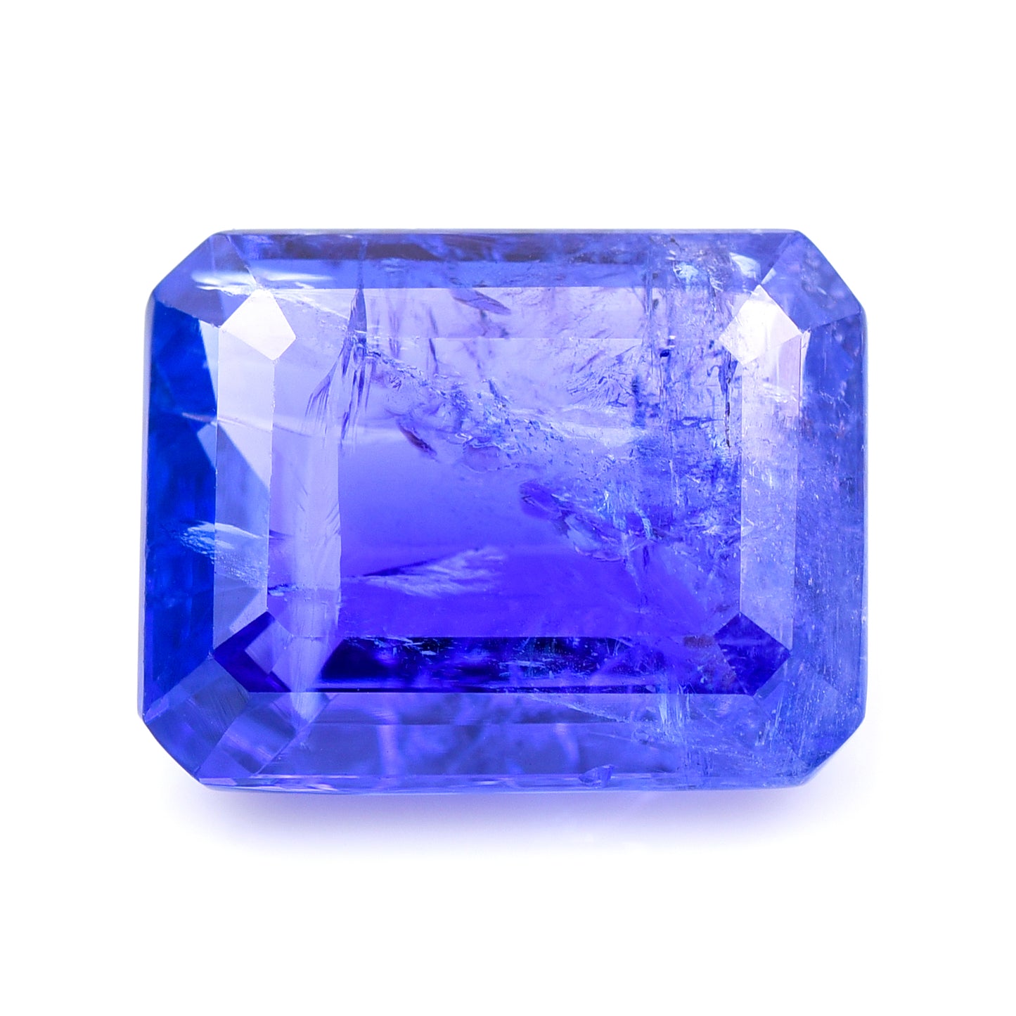10.54 Natural Zoisite Tanzanite Emerald Cut Gemstone