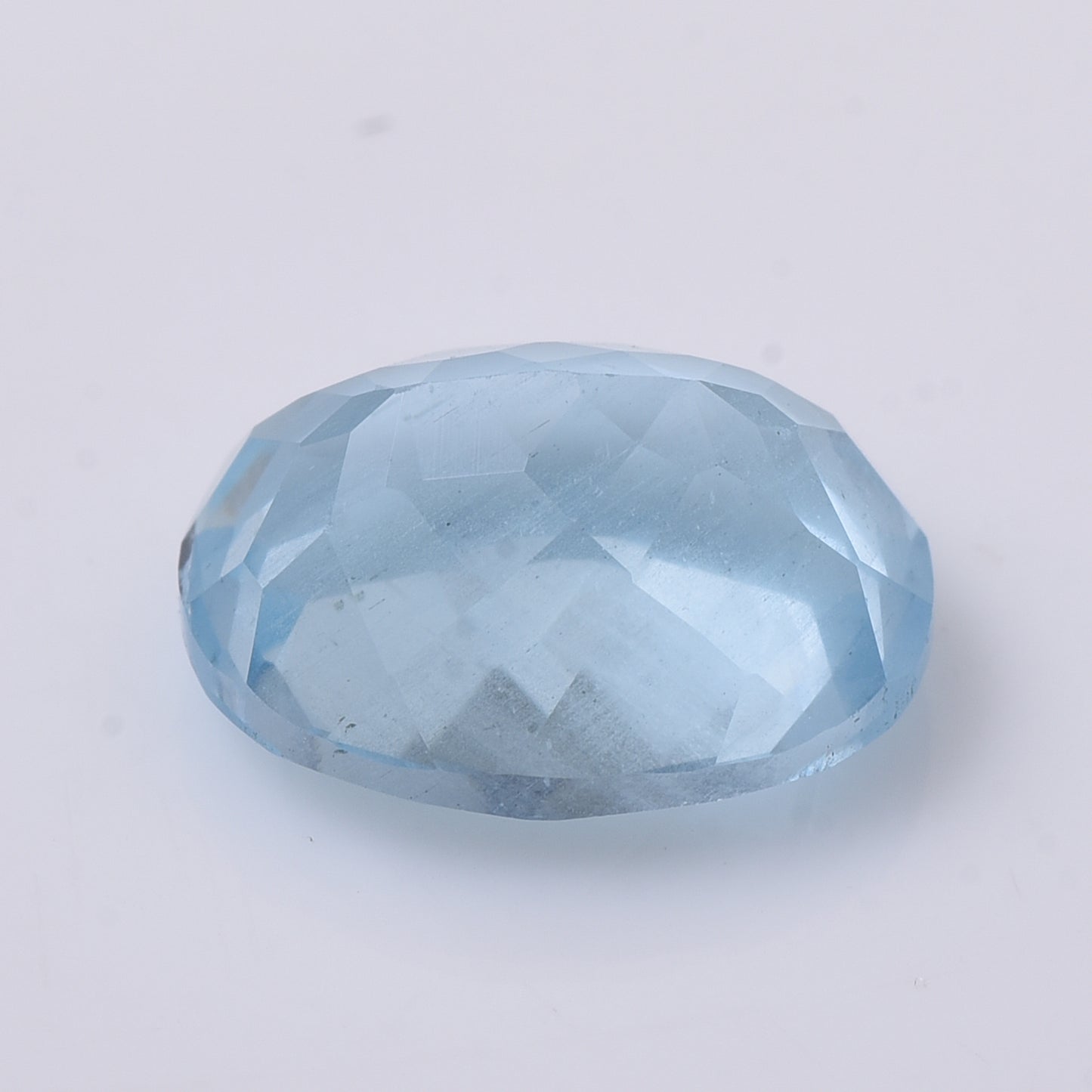 4.39 Natural Beryl Aquamarine Oval Mixed Cut Gemstone