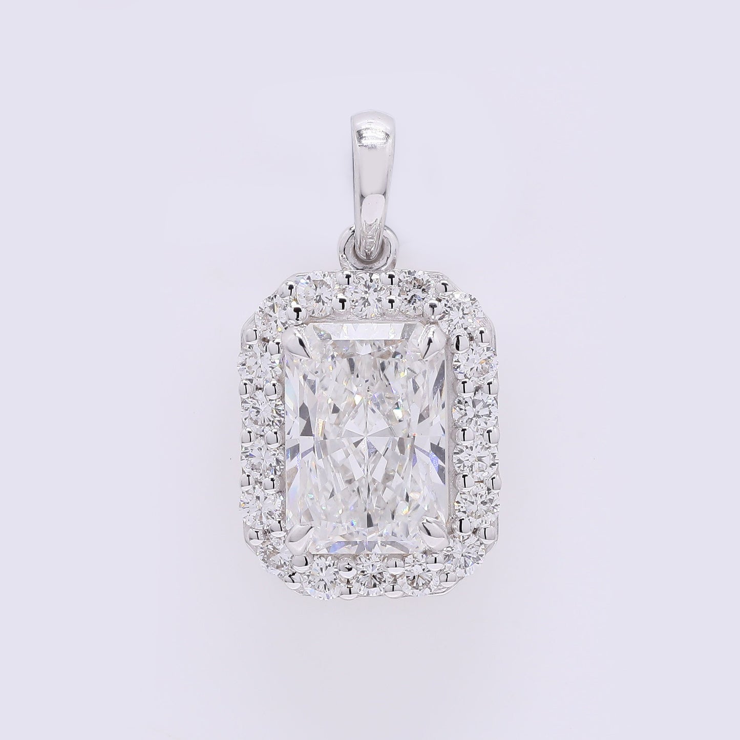 2.31 Carats Lab Grown Diamond 14K Gold Pendant