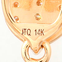 4.02 Ct Pear Mixed Cut Natural Tanzanite 14K Gold Pendant