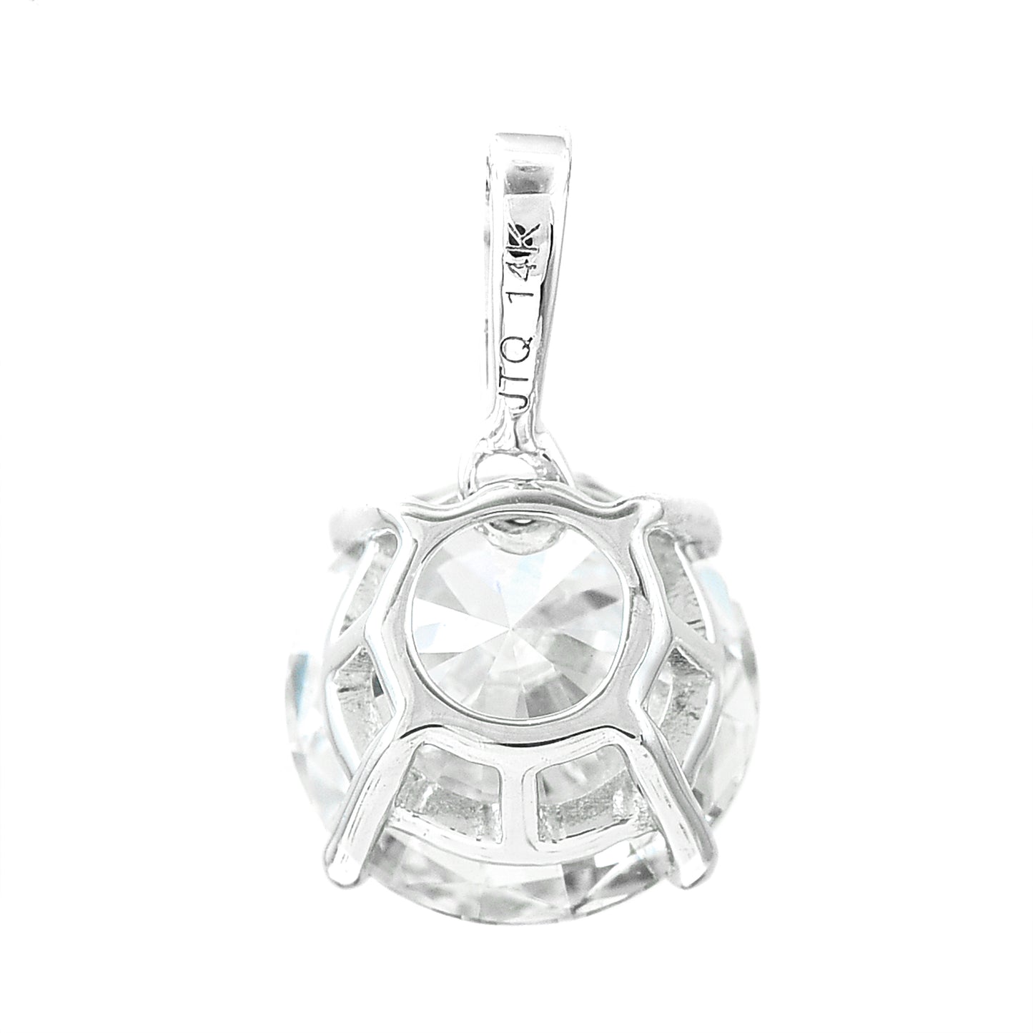 2.23 Carats Lab Grown Diamond 14K Gold Pendant