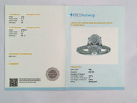3.40 Carats Lab Grown Diamond 14K Gold Ring