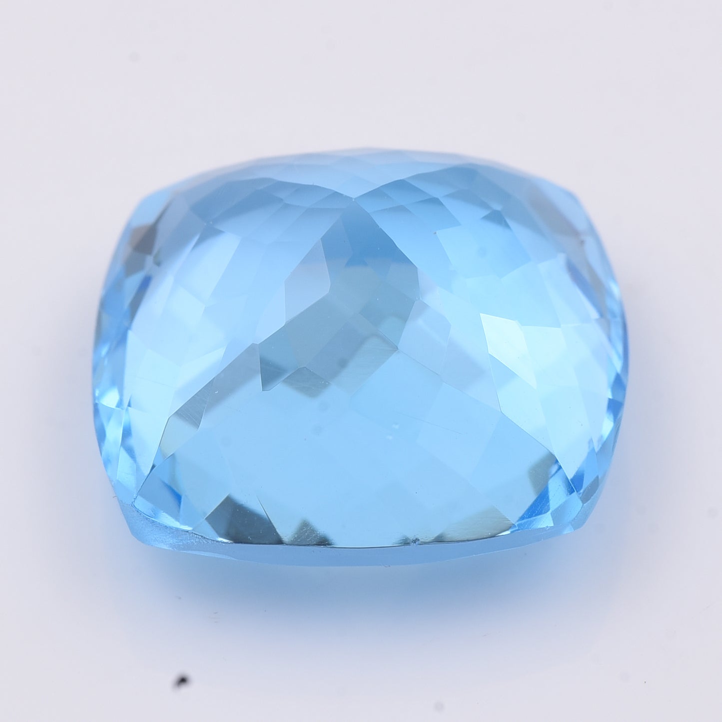 43.9 Natural Topaz Blue Topaz Cushion Mixed Cut Gemstone