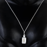 2.75 Carats Lab Grown Diamond 14K Gold Pendant