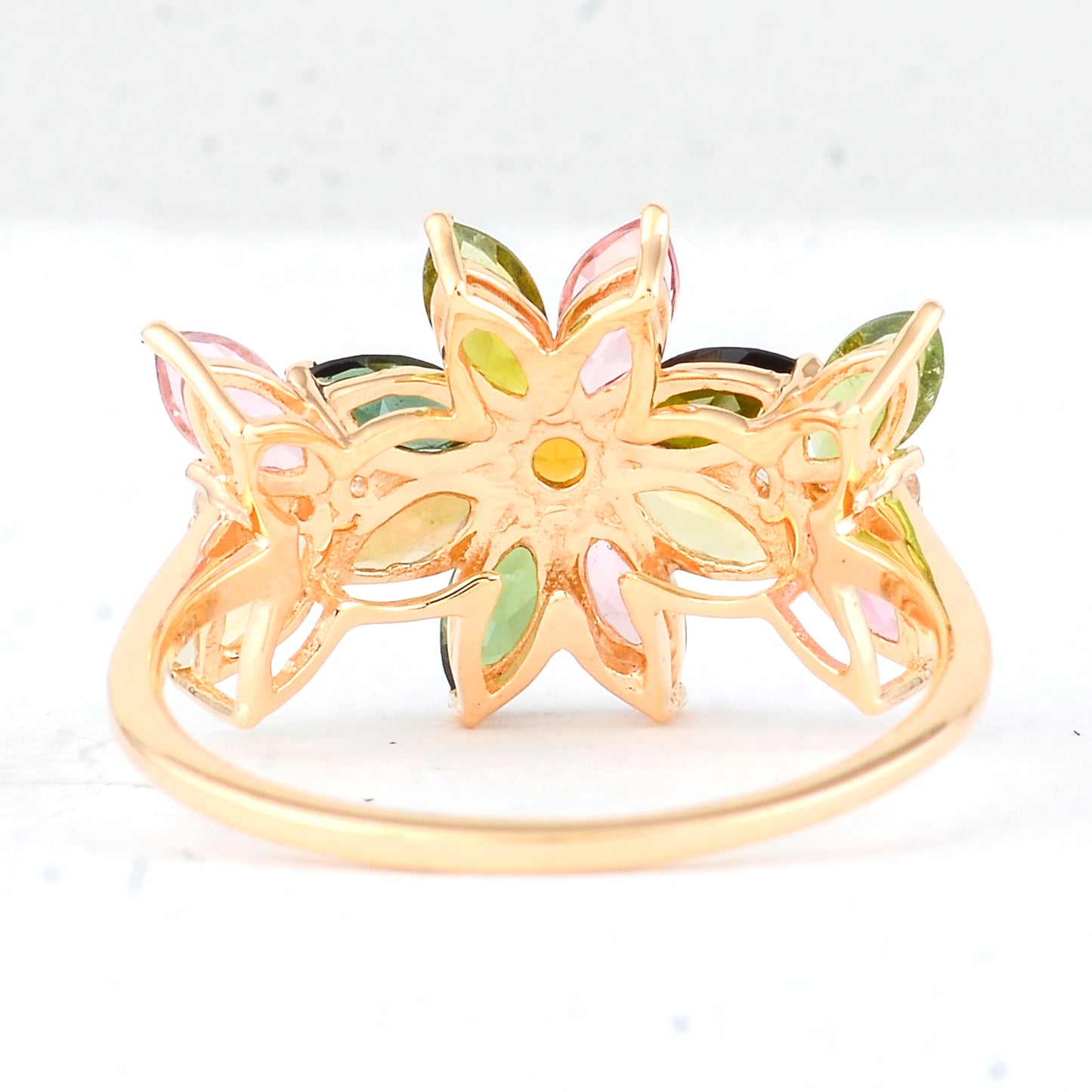 1.04 Ct Marquise Tourmaline 14K Gold Ring
