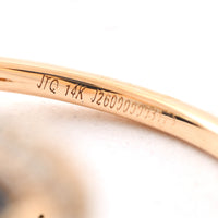 7.60 Ct Heart Cabochon Natural Sapphire 14K Gold Ring