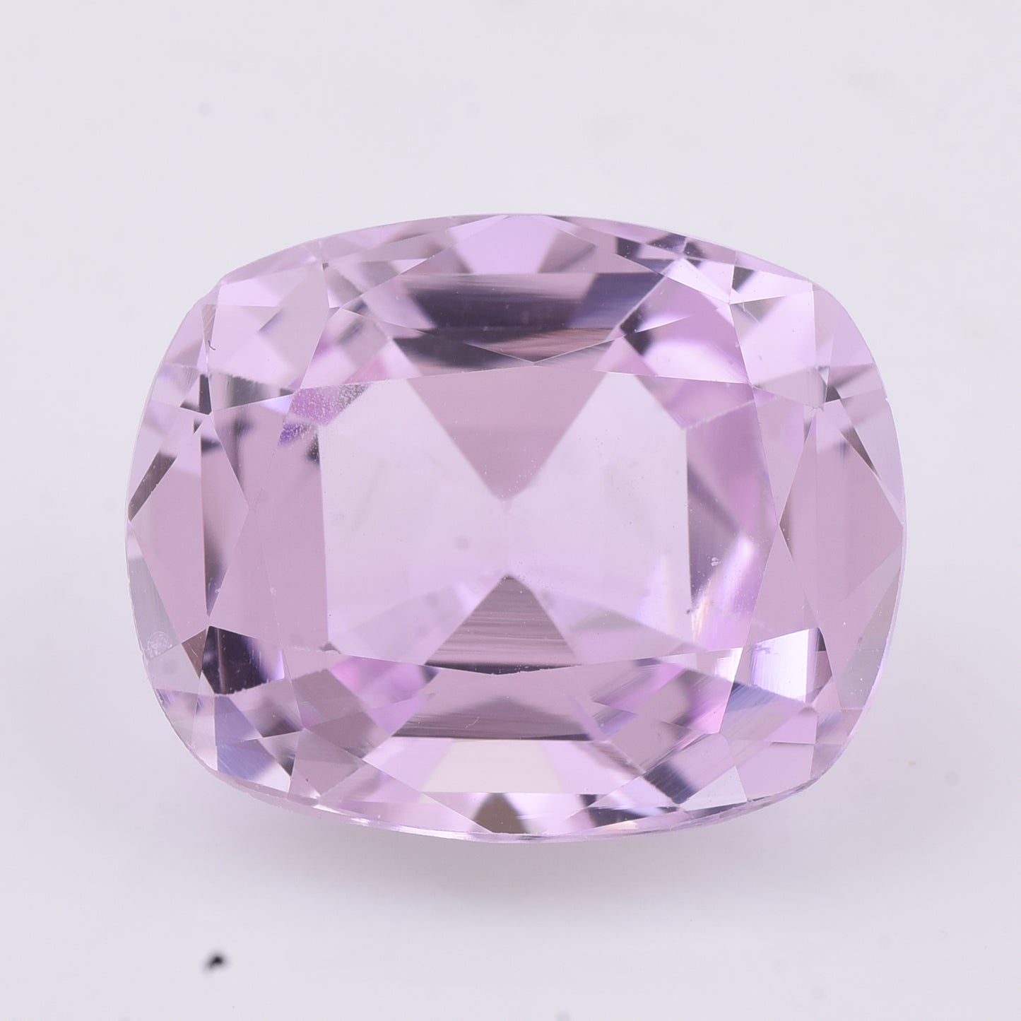 18.37 Natural Spodumene Kunzite Rectangular Cushion Mixed Cut Gemstone