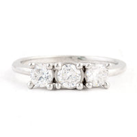 0.99 Ct Cubic Zirconia 925 Sterling Silver Ring