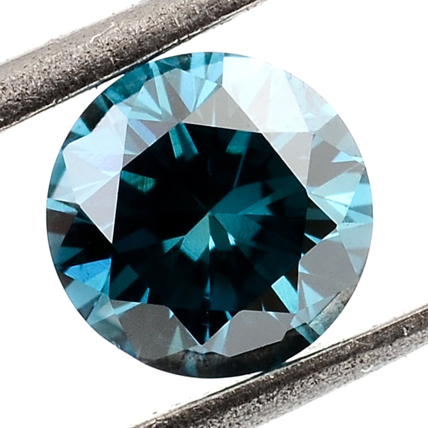 0.79 Blue Diamond Round Loose Gemstone