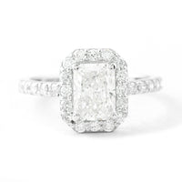 2.21 Carats Lab Grown Diamond 14K Gold Ring