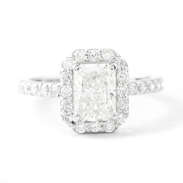 2.21 Carats Lab Grown Diamond 14K Gold Ring