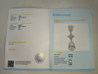 3.30 Carats Lab Grown Diamond 14K Gold Pendant