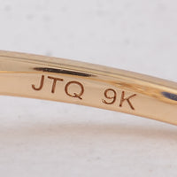 1.32 Ct Oval Blue Sapphire 9K Gold Ring
