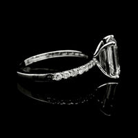 3.20 Carats Lab Grown Diamond 14K Gold Ring