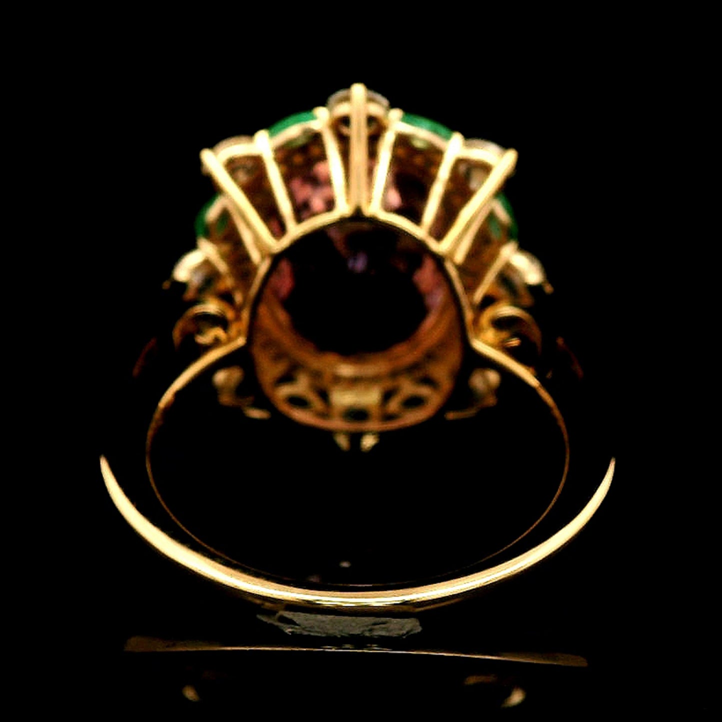 8.85 Ct Oval Kunzite 14K Gold Ring