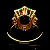 8.85 Ct Oval Kunzite 14K Gold Ring