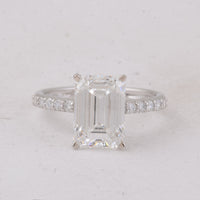 4.32 Carats Lab Grown Diamond 14K Gold Ring