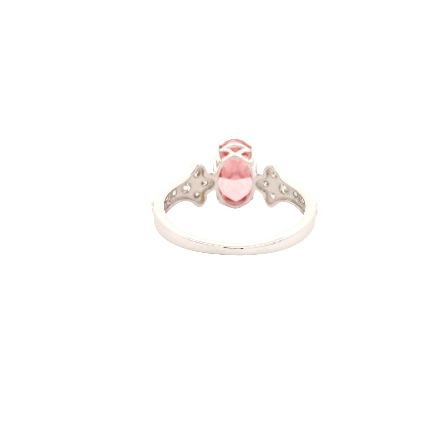2.53 Carats Pink Lab Grown Diamond 14K Gold Ring