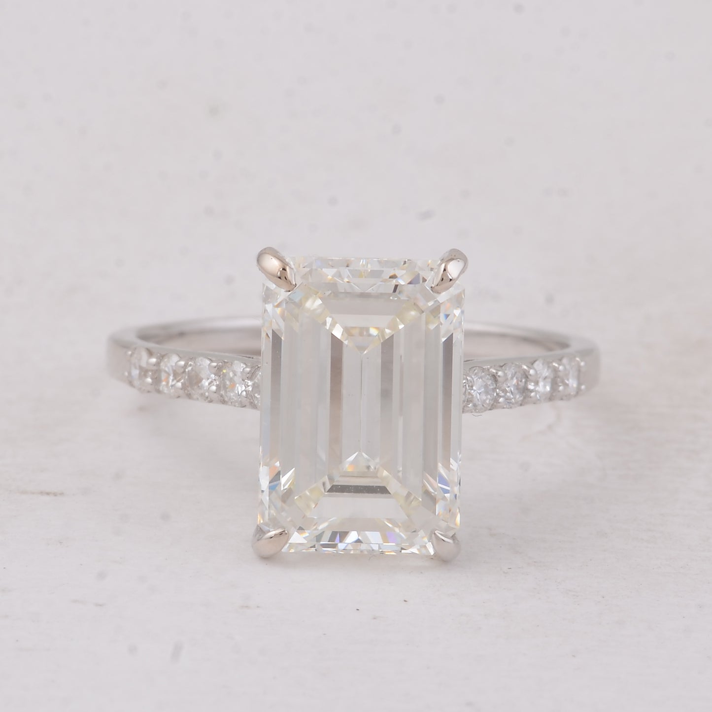 4.77 Carats Lab Grown Diamond 14K Gold Ring