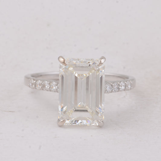 4.77 Carats Lab Grown Diamond 14K Gold Ring