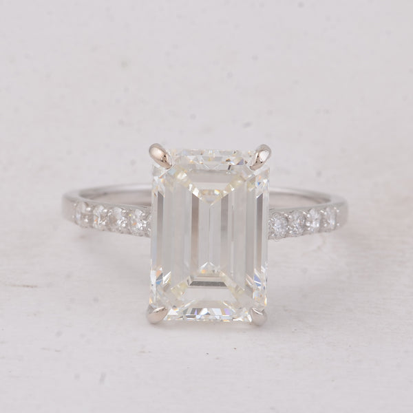 4.77 Carats Lab Grown Diamond 14K Gold Ring