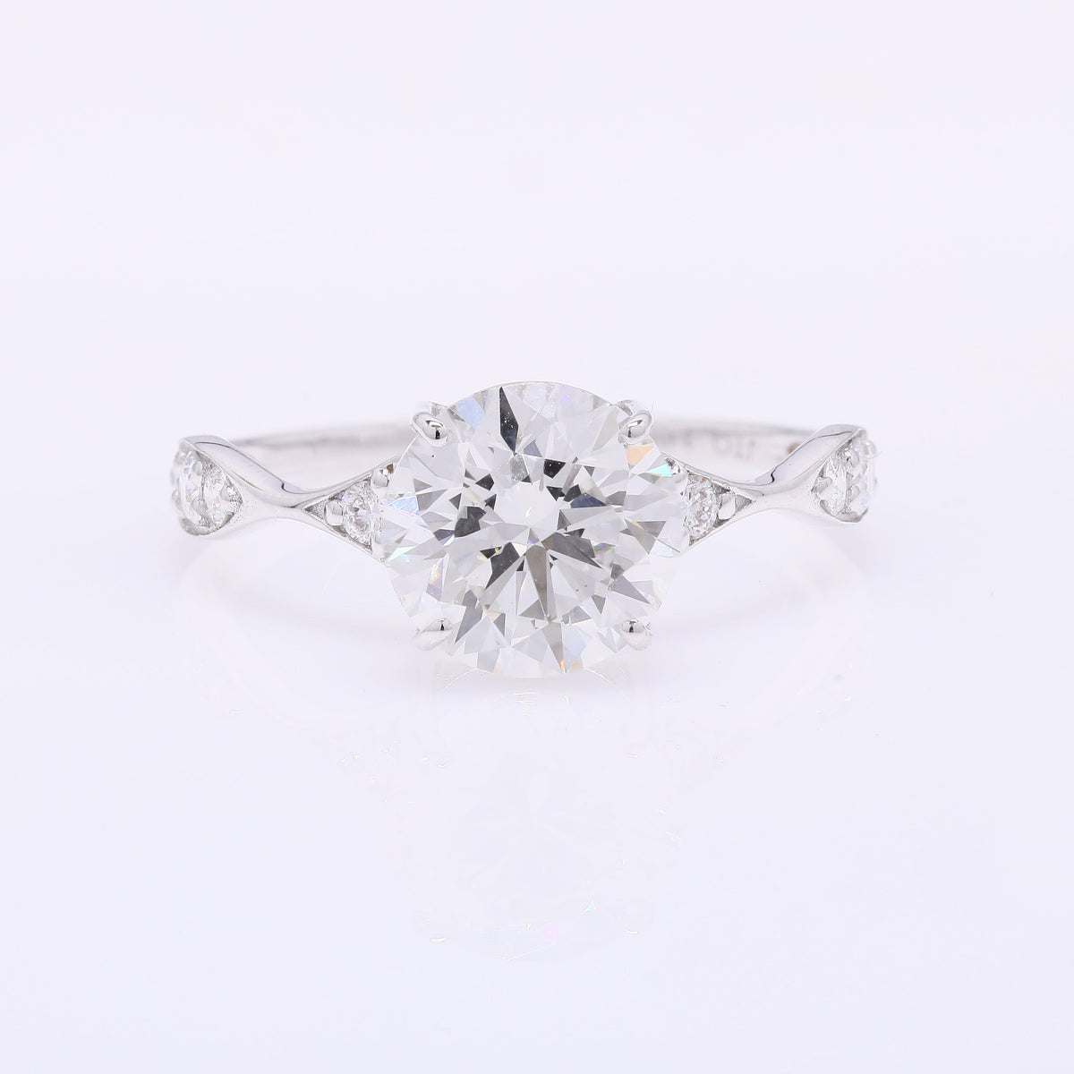 2.56 Carats Lab Grown Diamond 14K Gold Ring
