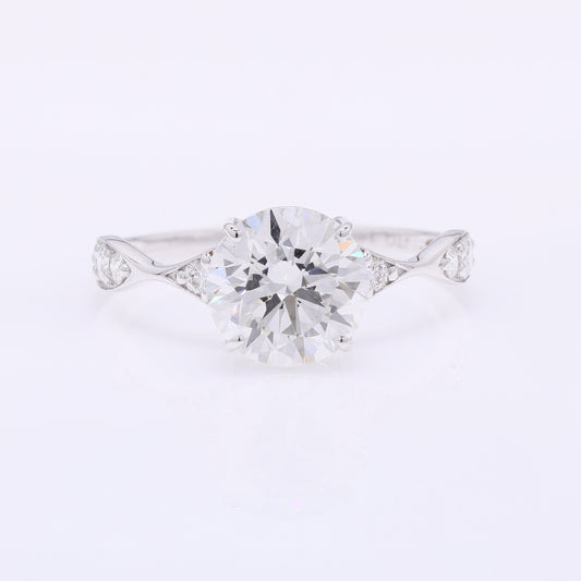 2.56 Carats Lab Grown Diamond 14K Gold Ring